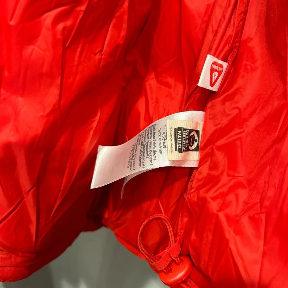 Madewell Red Modular Quilted Crop Puffer Jacket (Removable Hood and Sleeves) - Picture 10 of 12